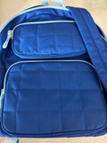 Blue Backpack with Dual Compartments