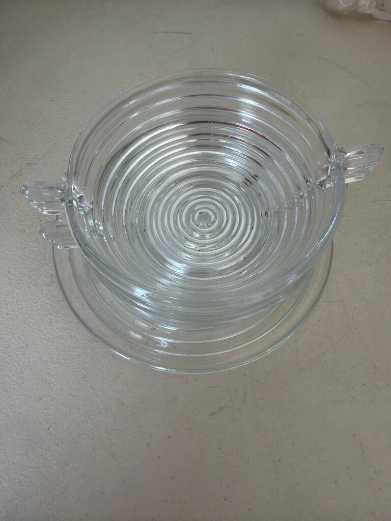 Round Glass Mixing Bowl with Lid