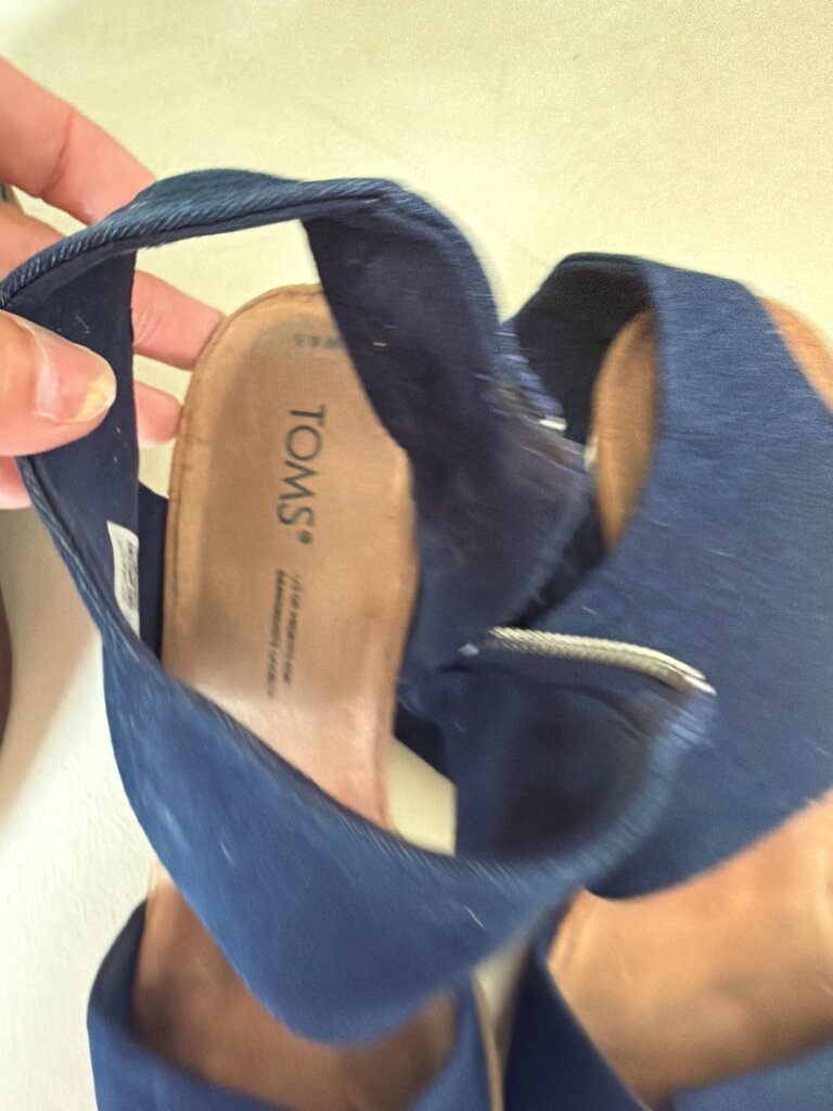TOMS Blue Denim Sandals