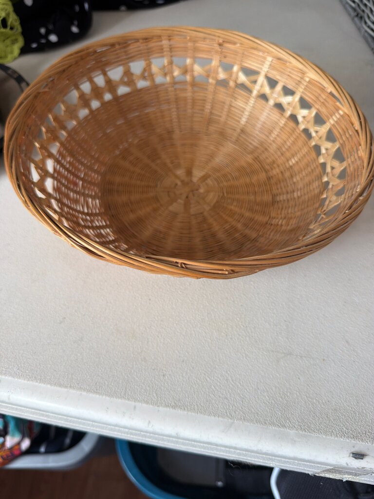 Woven Wicker Storage Basket