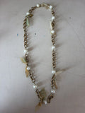 Vintage Pearl and Chain Necklace