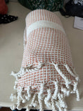 Woven Tassel Throw Blanket