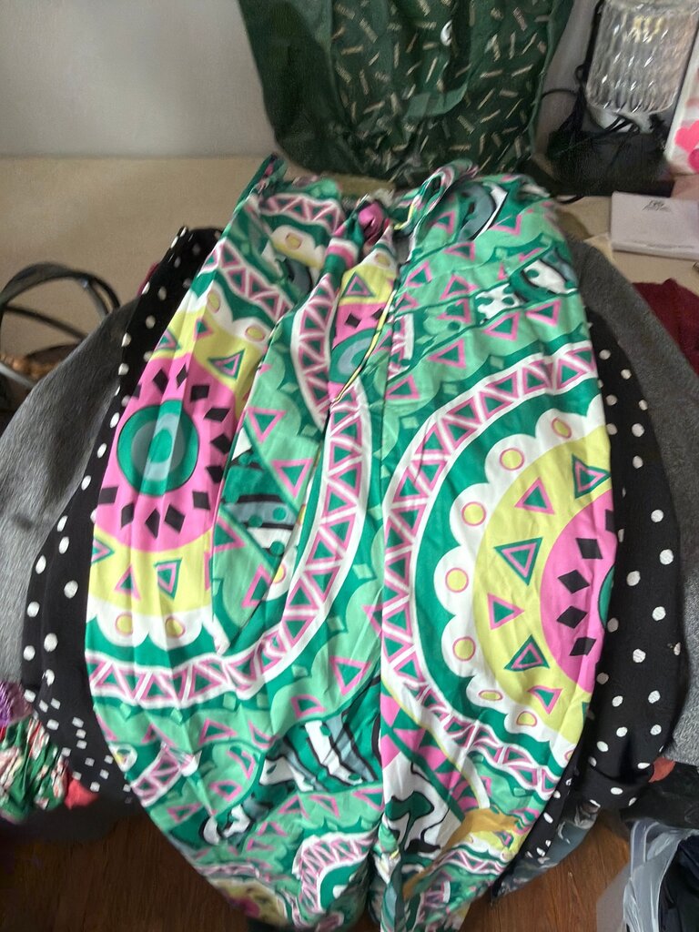 Colorful Patterned Maxi Skirt