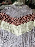 Haptics Color Block Top