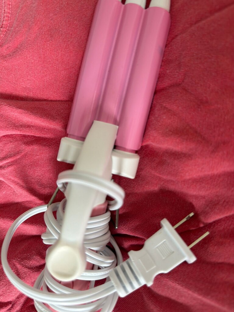 Pink Hair Curling Iron