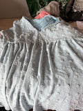 Light Blue Embroidered Dress