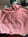 Quilted Pink Pullover