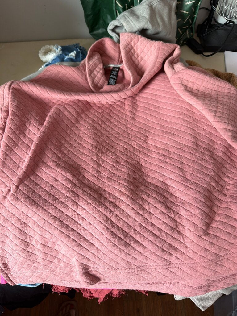 Quilted Pink Pullover