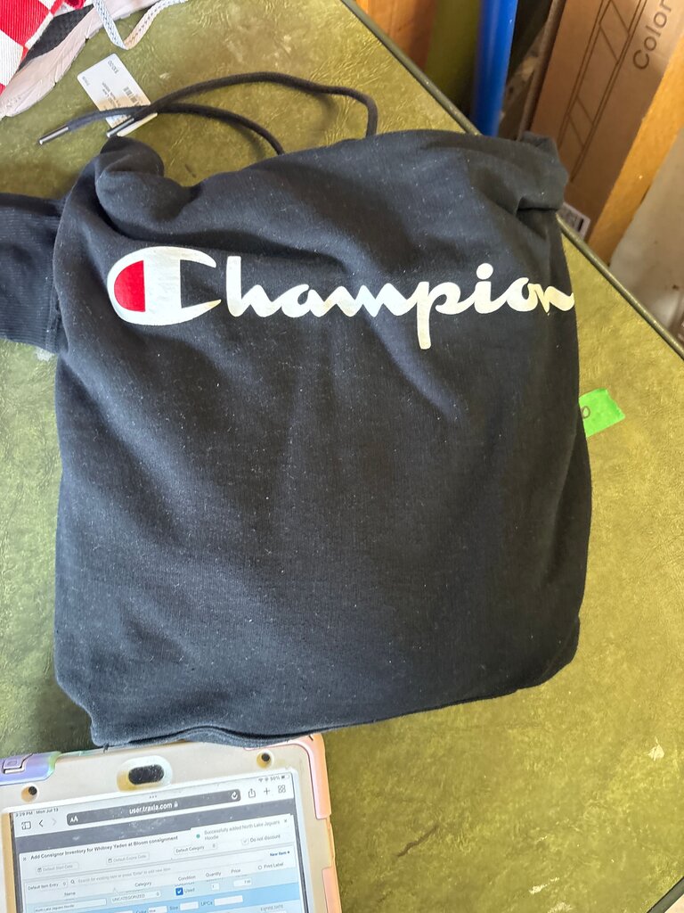 Champion Black Hoodie