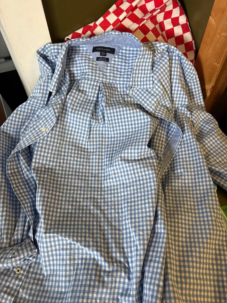 Tommy Hilfiger Blue Gingham Check Shirt