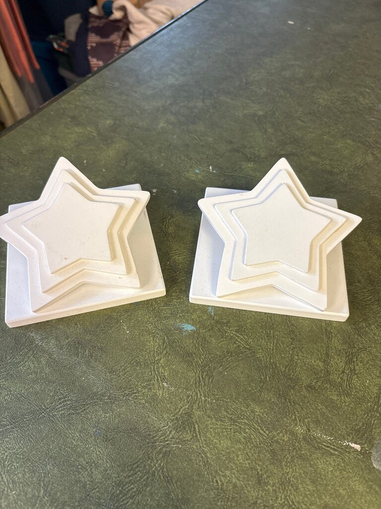 Set of Star Shaped Decor
