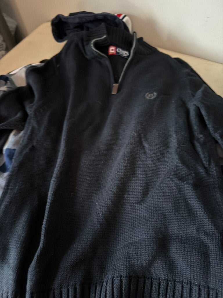 Chaps Men's Zip Neck Sweater