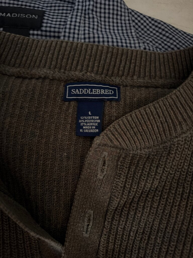 Saddlebred Men's Henley Sweater
