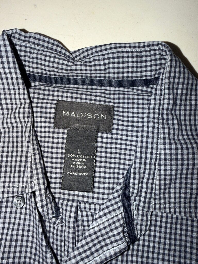 Madison Men's Gingham Check Shirt