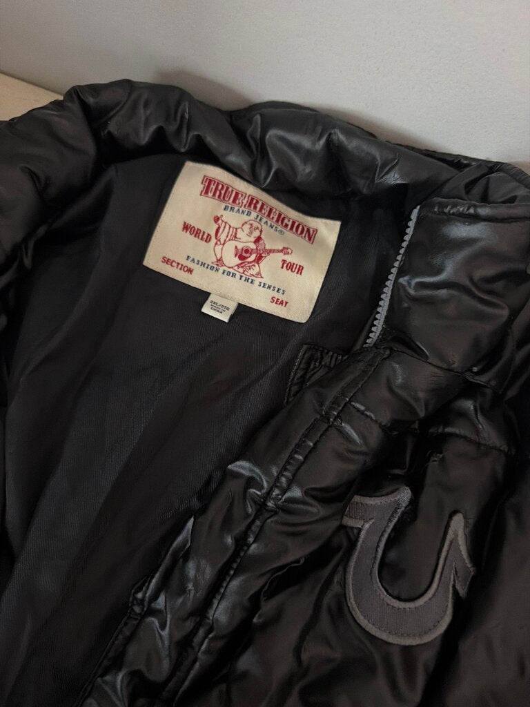 True Religion Black Puffer Jacket