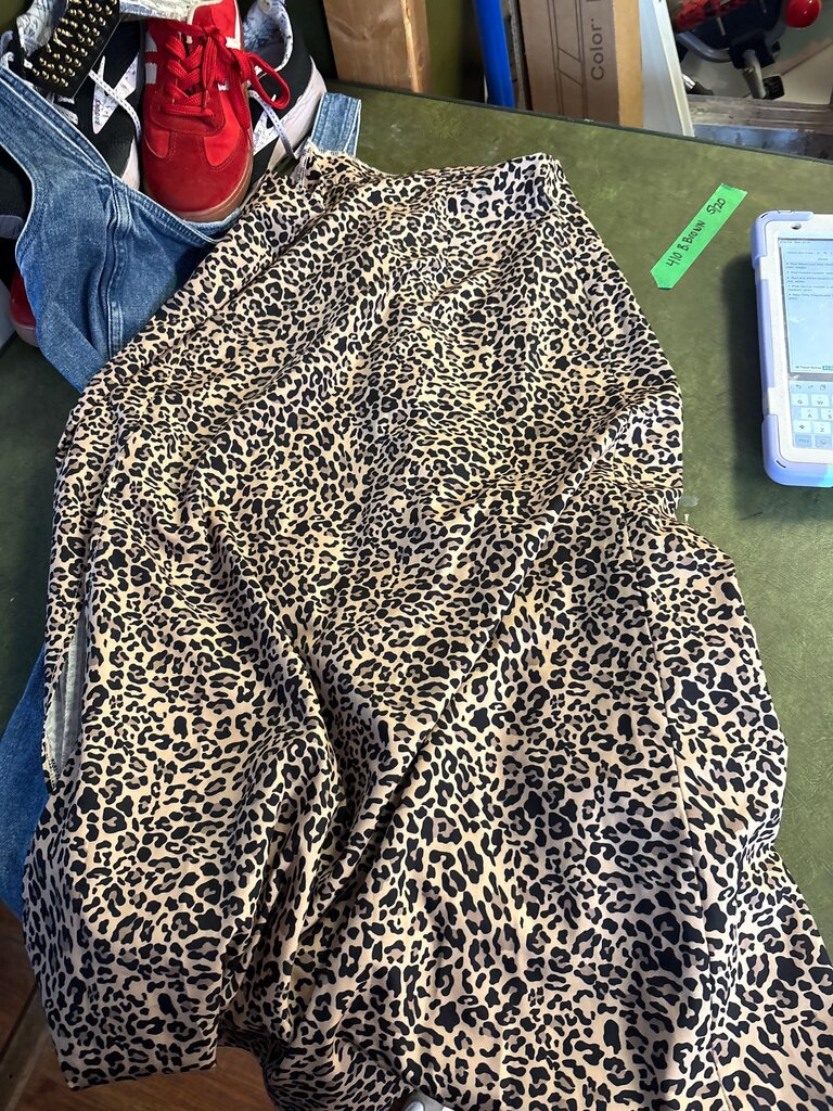 Leopard Print Skirt