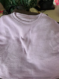 Lilac Waffle Knit Sweater