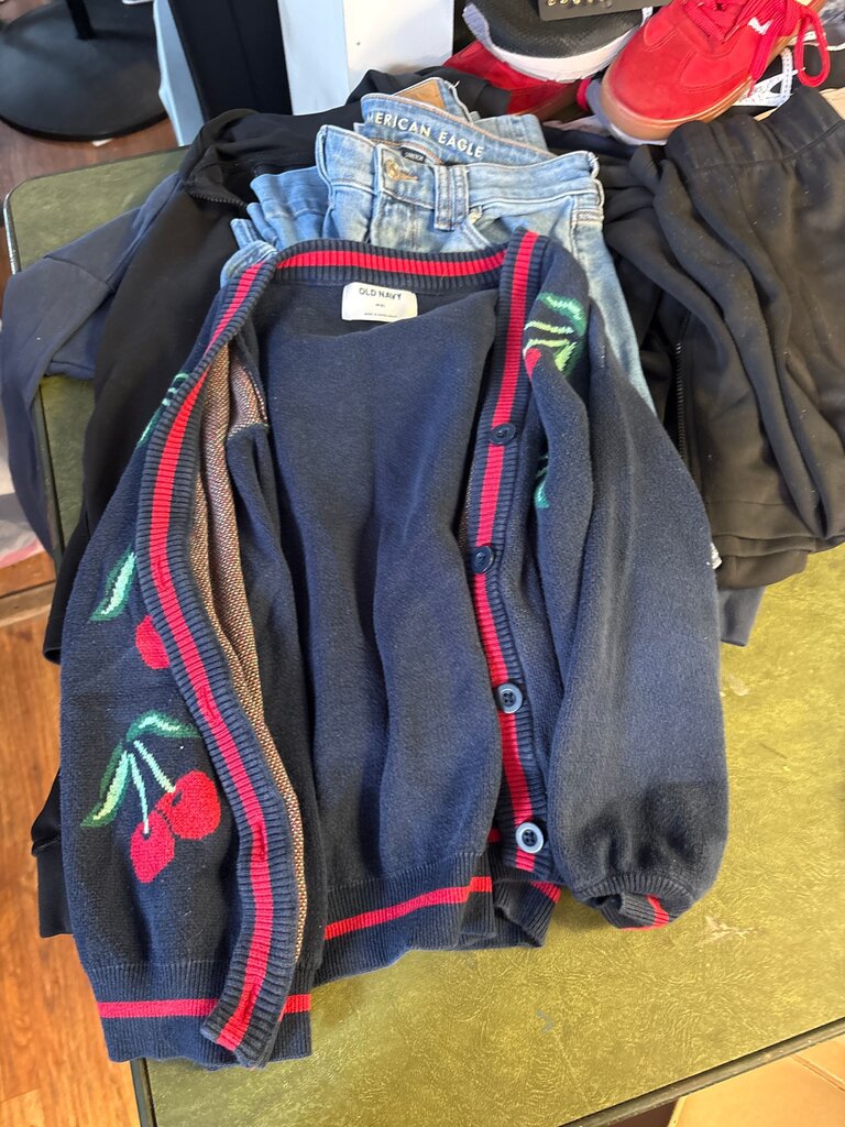 Old Navy Cherry Cardigan