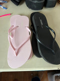 Old Navy Flip Flops in Pink and Black