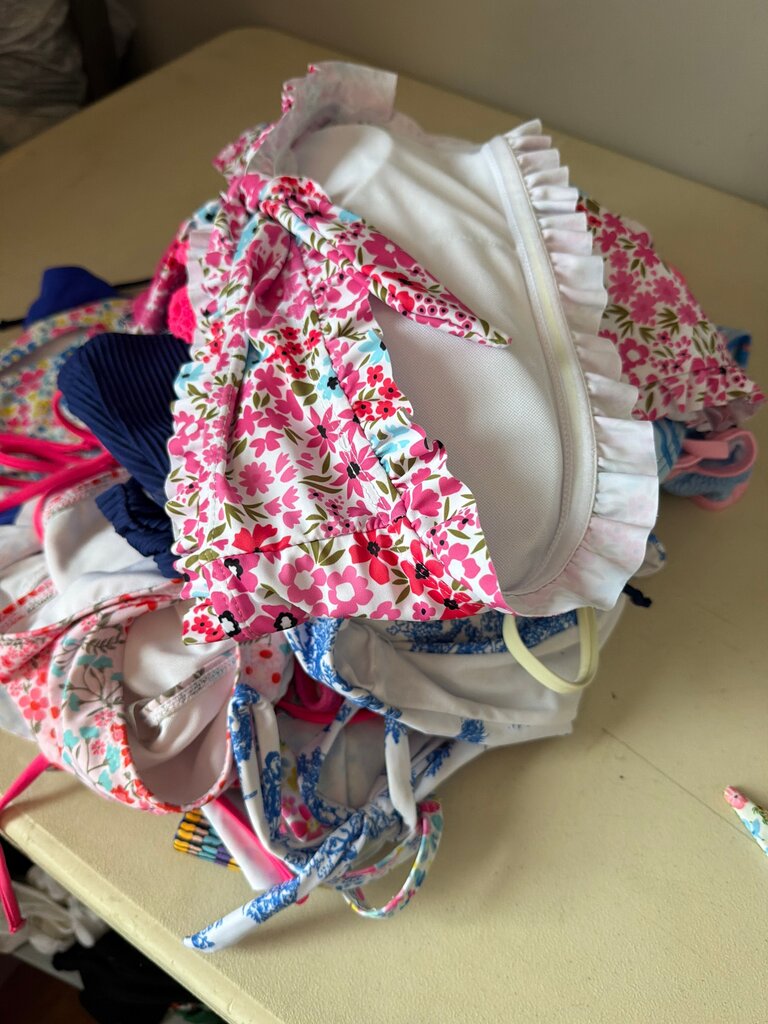 Girls' Floral Swimwear Set