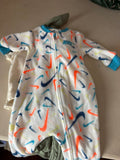 Nike Baby Fleece Zip-Up Pajama