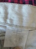 White Denim Shorts