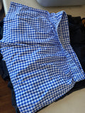 Blue Gingham Shorts