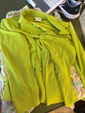Moda Green Button-Up Jacket outfit