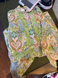 Colorful Paisley Pattern Blouse