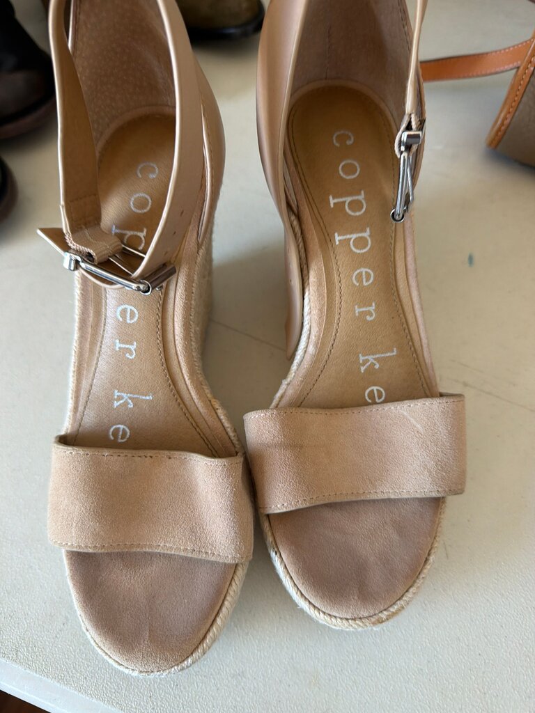 Copper Ke wedge sandals