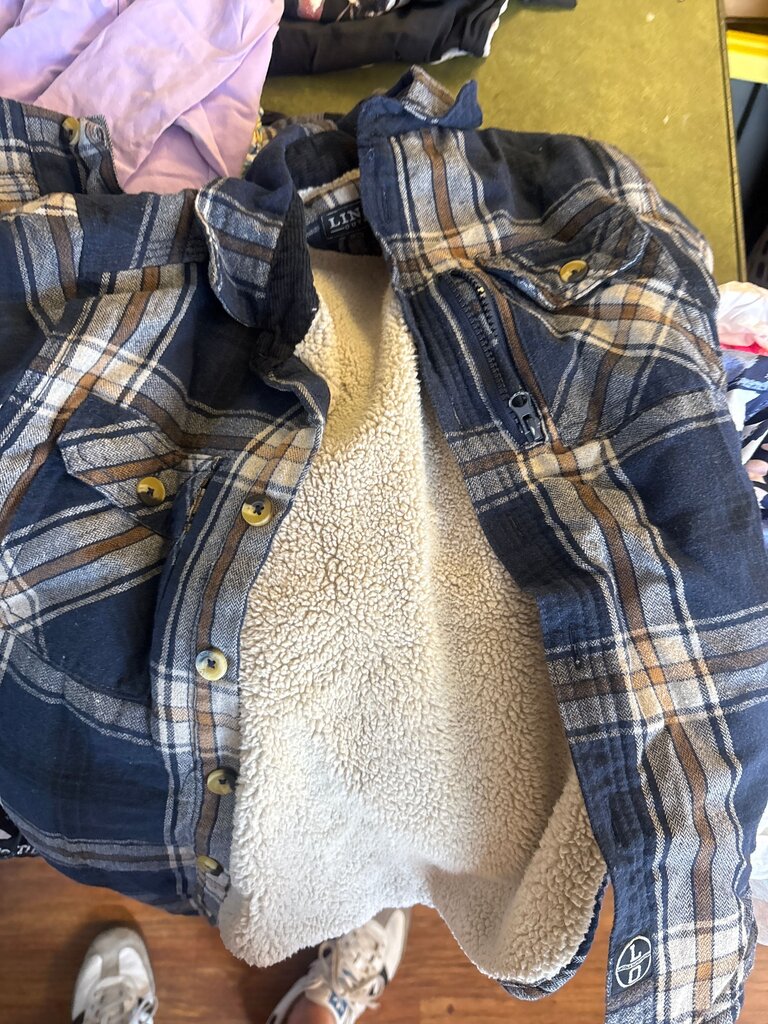 Lincoln Outfitters Sherpa Lined Flannel Jacket