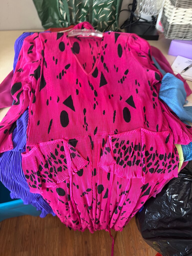 Pink Patterned Dress