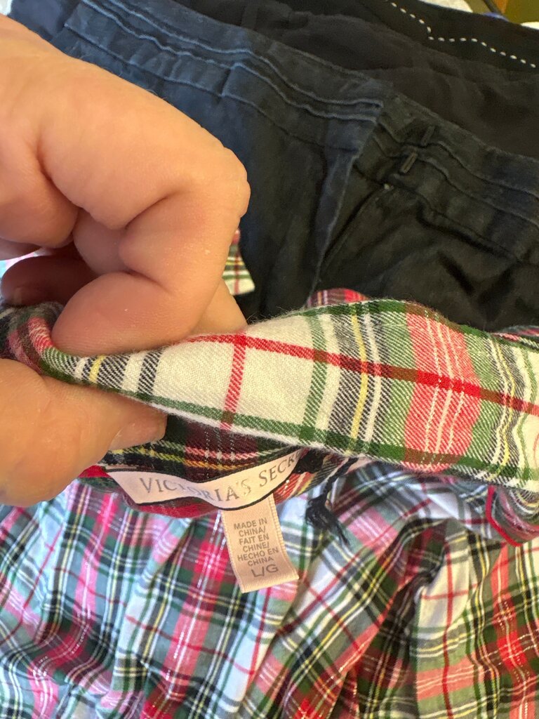 Victoria's Secret Plaid Pajama Bottoms
