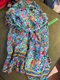 Floral Print Ruffled Dress