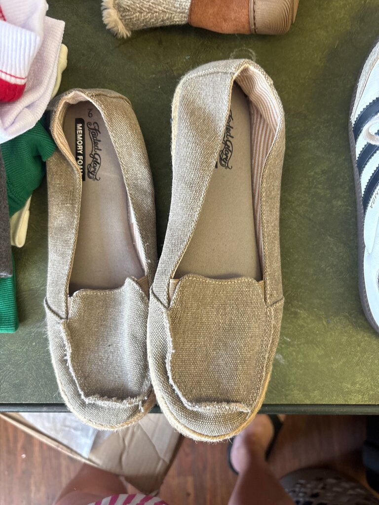 Beige Women's Slip-On Shoes