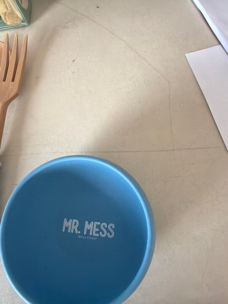 Mr. Mess Blue Bowl