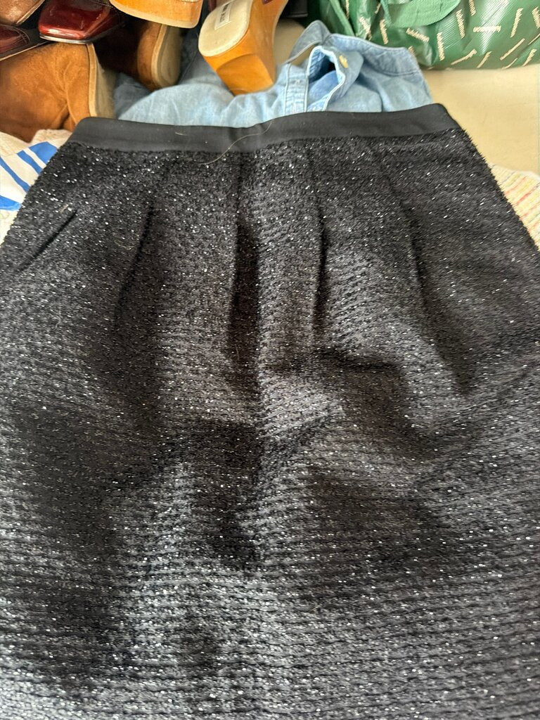 LOFT Women's Black Skirt with Sparkle