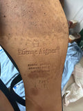 Etienne Aigner Black and Red Heels