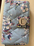 Quilted Floral Wallet