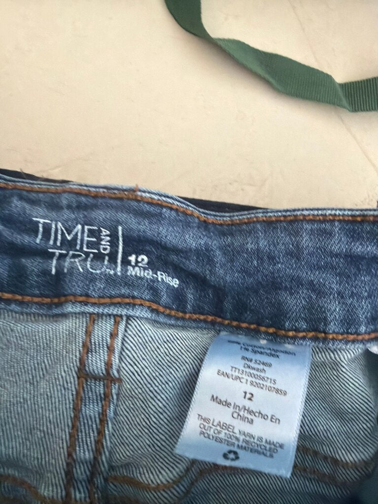 Time and True Women's Mid-Rise Denim Jeans