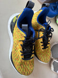 Youth Performance Sneakers in Yellow and Blue