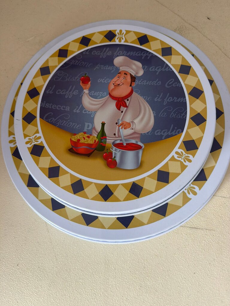 Chef Themed Decorative Tin