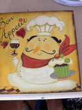 Bon Appetit Chef Wall Decor