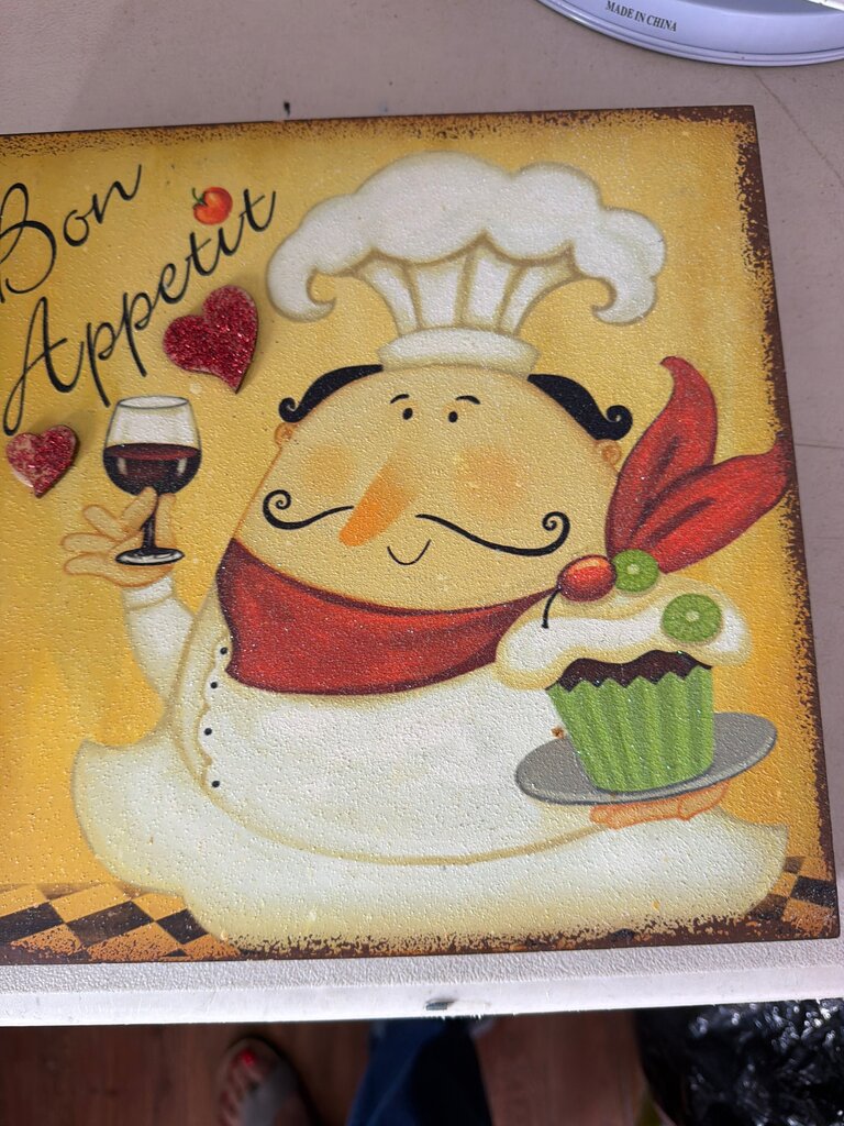 Bon Appetit Chef Wall Decor
