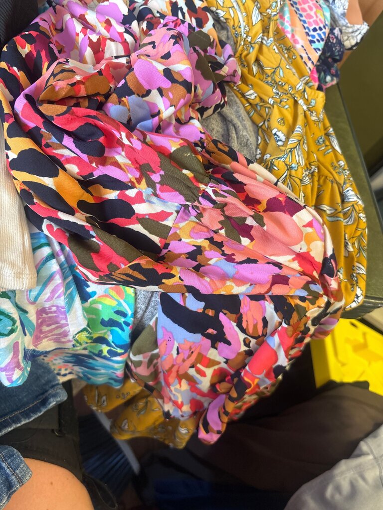 Colorful Patterned Women's Scarf