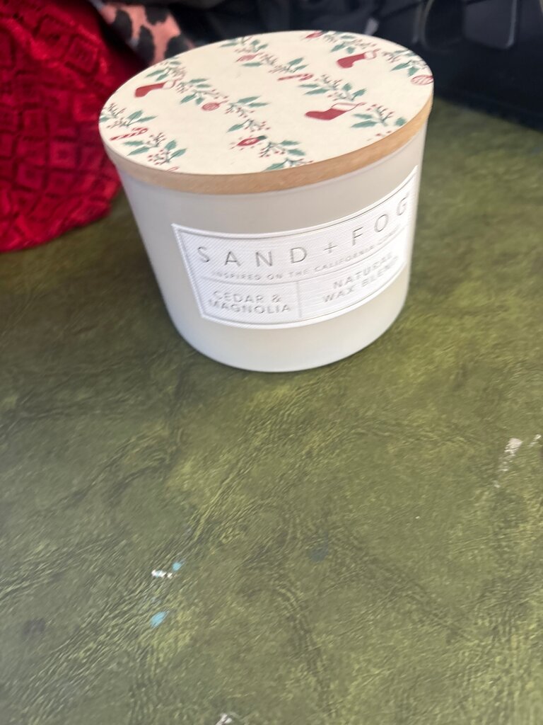 Sand + Fog Cedar & Magnolia Candle