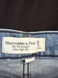 Abercrombie & Fitch The '90s Straight Ultra High Rise Jeans