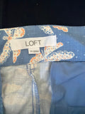 LOFT Women's Blouse with Butterfly Print
