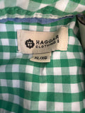 Haggar Green Checked Button-Up Shirt