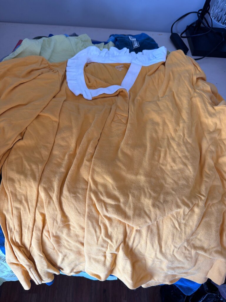 Crown & Ivy Women's Yellow Top